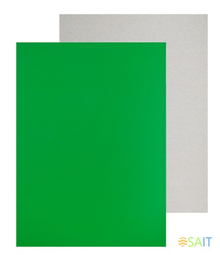 Картон цветной Silwerhof ассорти мелов. 8л. 8цв. A4 Собачка на скейте 230г/м2 1диз. обл.мел.картон папка (упак.:25шт)