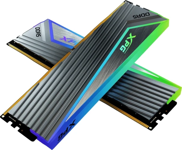 Память DDR5 2x16GB 6400MHz A-Data AX5U6400C3216G-DCCARGY XPG Caster RGB RTL Gaming PC5-51200 CL32 DIMM ECC 288-pin 1.4В kit single rank с радиатором Ret