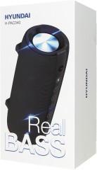 Колонка порт. Hyundai H-PAC340 черный 20W 1.0 BT/3.5Jack/USB 10м 4400mAh