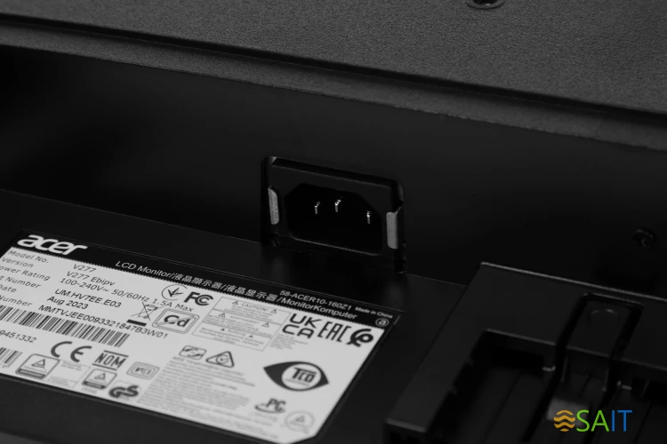 Монитор Acer 27" Vero V277Ebipv черный IPS LED 4ms 16:9 HDMI 250cd 178гр/178гр 1920x1080 100Hz VGA DP FHD 5.6кг