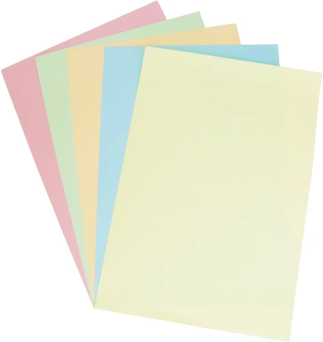 Бумага Silwerhof DAILY A4/80г/м2/100л./радуга пастель (5цветов) общего назначения(офисная)