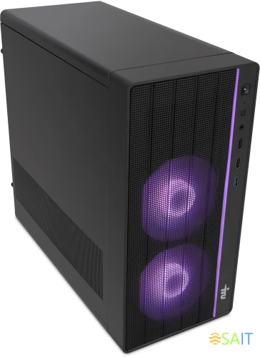 ПК IRU Game 510H6SEA MT Ryzen 5 5600 (3.5) 16Gb SSD512Gb RTX3050 6Gb FreeDOS GbitEth 500W черный (RUS) (2073973)