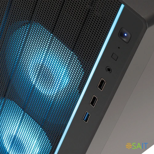 ПК IRU Game 510H6SEA MT Ryzen 5 5600 (3.5) 16Gb SSD512Gb RTX3050 6Gb FreeDOS GbitEth 500W черный (RUS) (2073973)