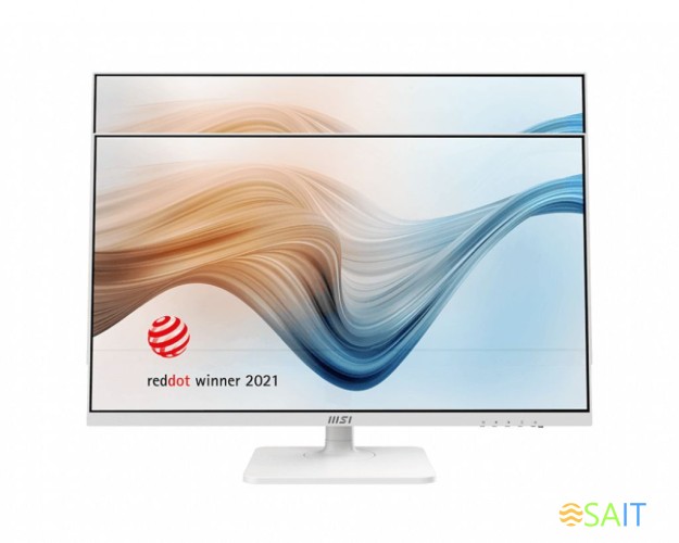 Монитор MSI 27" Modern MD272XPW белый IPS LED 1ms 16:9 HDMI M/M матовая HAS Piv 300cd 178гр/178гр 1920x1080 100Hz DP FHD USB 5.85кг