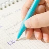 Ручка шариков. автоматическая Deli Daily EQ00330 голубой d=0.7мм син. черн. резин. манжета