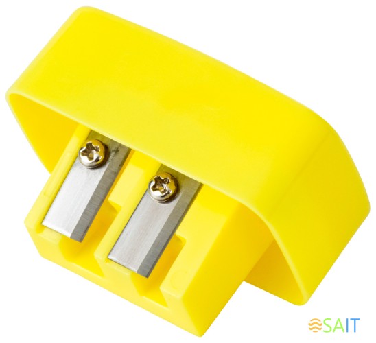 Точилка для карандашей ручная Deli EH551 Paw Patrol 2 отверстия пластик ассорти дисплей