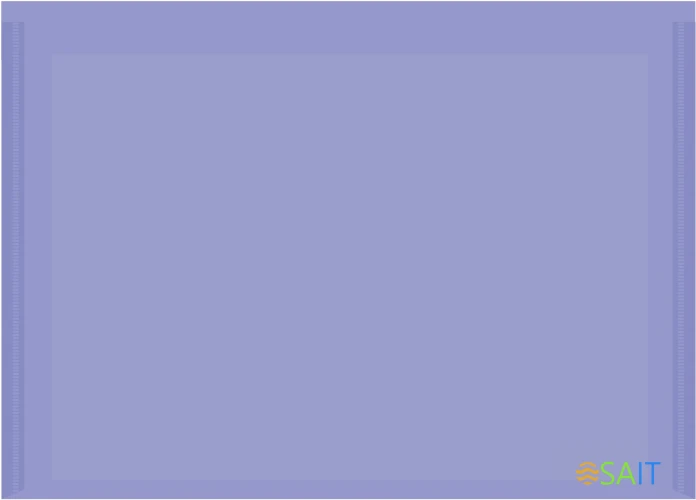 Конверт на кнопке Бюрократ Pastel -PKPAST/VIO A4 пластик 0.18мм фиолетовый