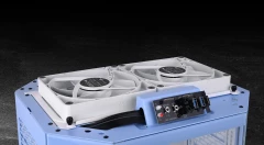 Корпус Thermaltake The Tower 300 Hydrangea голубой без БП mATX 8x120mm 6x140mm 2xUSB3.0 audio bott PSU