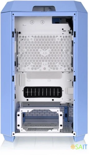 Корпус Thermaltake The Tower 300 Hydrangea голубой без БП mATX 8x120mm 6x140mm 2xUSB3.0 audio bott PSU