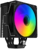 Устройство охлаждения(кулер) GMNG GG-CPC220-ARGB2 ARGB Soc-AM5/AM4/1151/1200/2066/1700 черный 4-pin 14-26dB Al+Cu LCD 220W 550gr Ret (GG-CPC220-ARGB2-BK)
