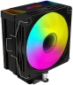 Устройство охлаждения(кулер) GMNG GG-CPC220-ARGB2 ARGB Soc-AM5/AM4/1151/1200/2066/1700 черный 4-pin 14-26dB Al+Cu LCD 220W 550gr Ret (GG-CPC220-ARGB2-BK)