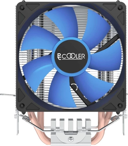 Устройство охлаждения(кулер) PcCooler S93 V2 Soc-AM5/AM4/1200/1700/1851 черный/синий 3-pin 26.4dB Al+Cu 100W 348gr Ret (R3-I210WBKNXX-GL)