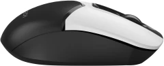 Мышь A4Tech Fstyler FG12 Panda белый/черный оптическая 1200dpi беспров. USB 3but