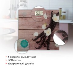 Весы напольные электронные Starwind SSP6020 макс.180кг рисунок