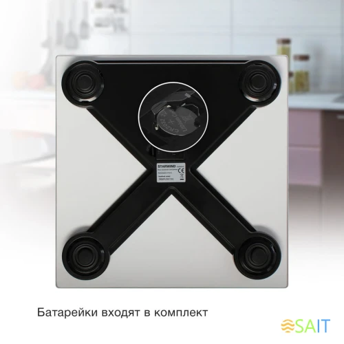 Весы напольные электронные Starwind SSP6020 макс.180кг рисунок
