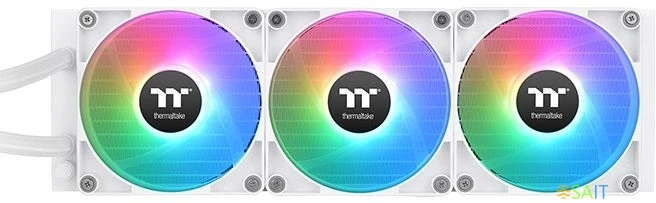 Система водяного охлаждения Thermaltake TH360 V2 Snow ARGB Soc-AM5/AM4/1200/1700/1851 белый 4-pin 25.8dB Al+Cu Ret (CL-W365-PL12SW-A)
