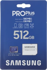 Флеш карта microSDXC 512GB Samsung MB-MD512SA Pro PLUS V30 + adapter