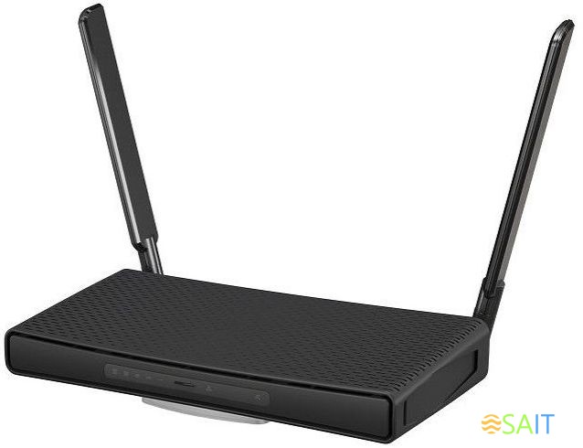 Роутер беспроводной MikroTik hAP ac3 (RBD53IG-5HACD2HND) AC1200 10/100/1000BASE-TX черный