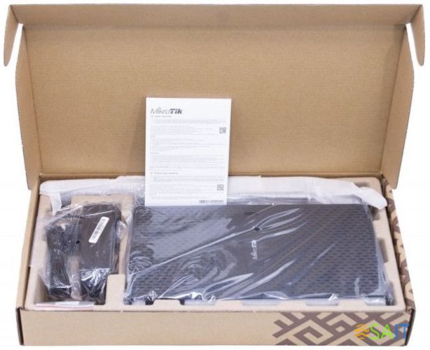 Роутер беспроводной MikroTik hAP ac3 (RBD53IG-5HACD2HND) AC1200 10/100/1000BASE-TX черный