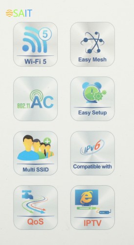 Роутер беспроводной Netis N2 AC1200 10/100/1000BASE-TX черный