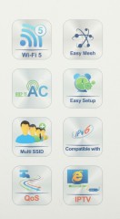 Роутер беспроводной Netis N2 AC1200 10/100/1000BASE-TX черный