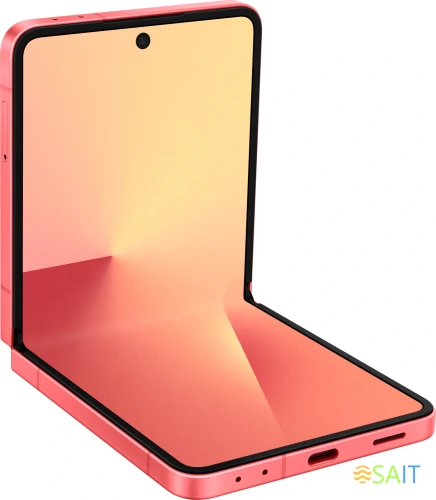 Смартфон Samsung SM-F766B Galaxy Z Flip7 256Gb 12Gb коралловый раскладной 3G 4G 1Sim 6.9" 1080x2520 Android 16 50Mpix 802.11 a/b/g/n/ac/ax/be NFC GPS GSM900/1800 GSM1900 Protect