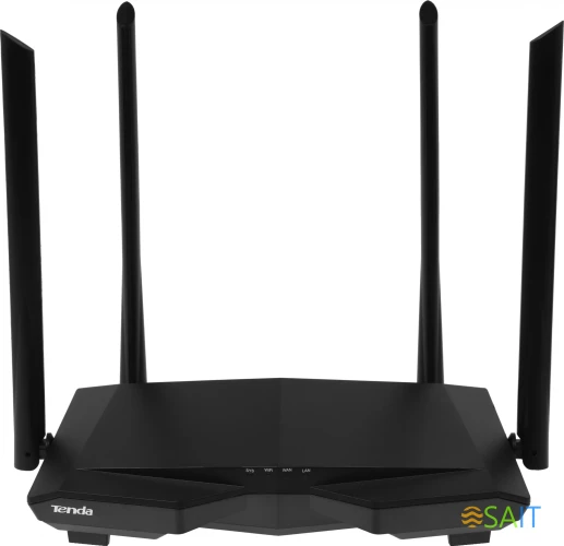 Роутер беспроводной Tenda AC6 AC1200 10/100BASE-TX черный
