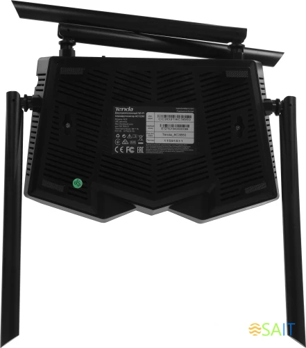 Роутер беспроводной Tenda AC6 AC1200 10/100BASE-TX черный