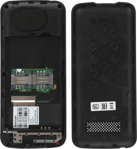 Мобильный телефон Xenium X175 черный моноблок 2Sim 1.77" 128x160 Nucleus GSM900/1800 MP3 FM