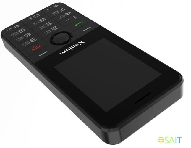 Мобильный телефон XENIUM X240 черный моноблок 2Sim 2.4" 240x320 Nucleus 0.3Mpix GSM900/1800 MP3 FM microSD max32Gb