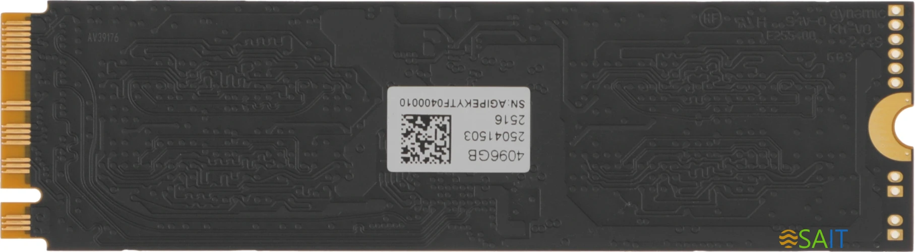 Накопитель SSD AGi PCIe 4.0 x4 4TB AGI4T0G44AI828-CB AI828 M.2 2280