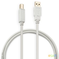 Кабель Buro USB A(m) USB B(m) 1.8м (USB2.0-AM/BM) серый