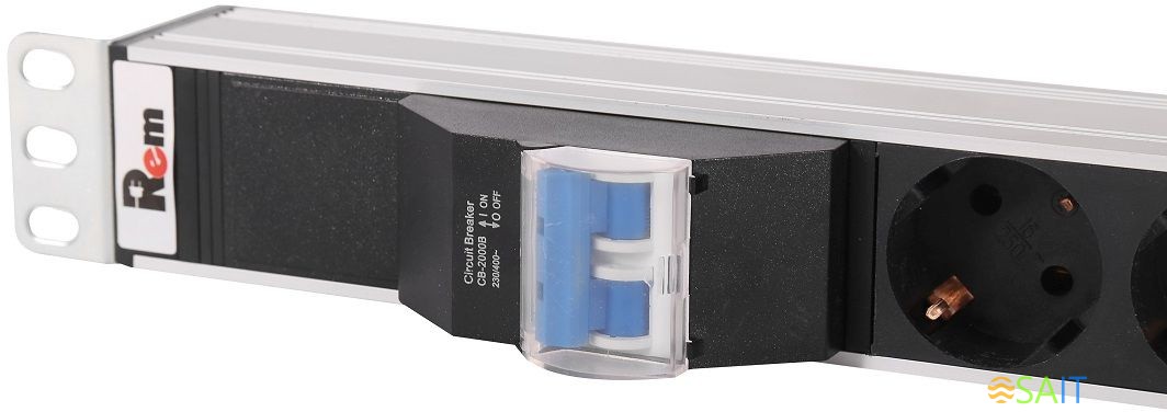 Блок распределения питания Rem R-16-20S-A-1420-K верт.размещ. 20xSchuko базовые 16A клеммная колодка