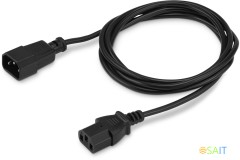Кабель-удлинитель Buro AN23-1008-5 IEC C13 IEC C14 5м черный