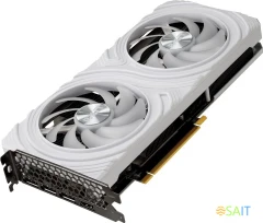 Видеокарта Palit PCI-E 4.0 RTX4070 DUAL WHITE OC NVIDIA GeForce RTX 4070 12Gb 192bit GDDR6 1920/20000 HDMIx1 DPx3 HDCP Ret