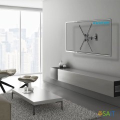 Кронштейн для телевизора Kromax CORBEL-6 черный 22"-65" макс.30кг настенный поворот и наклон