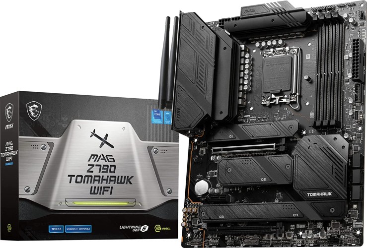 Материнская плата MSI MAG Z790 TOMAHAWK WIFI Soc-1700 Intel Z790 4xDDR5 ATX AC`97 8ch(7.1) 2.5Gg RAID+HDMI+DP