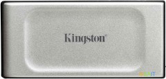 Накопитель SSD Kingston USB 3.2 2Tb SXS2000/2000G XS2000 1.8" серый