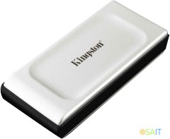 Накопитель SSD Kingston USB 3.2 2Tb SXS2000/2000G XS2000 1.8" серый
