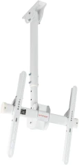 Кронштейн для телевизора Arm Media LCD-1800 белый 26"-65" макс.50кг потолочный поворот и наклон