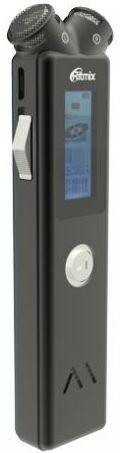 Диктофон Цифровой Ritmix RR-145 8Gb черный