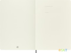 Блокнот Moleskine CLASSIC SOFT QP643 A4 192стр. нелинованный мягкая обложка черный