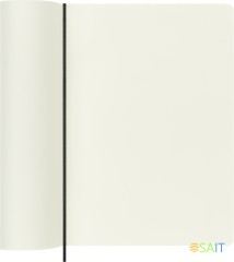 Блокнот Moleskine CLASSIC SOFT QP643 A4 192стр. нелинованный мягкая обложка черный