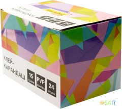 Клей-карандаш Silwerhof Daily 15гр ПВП дисплей картонный