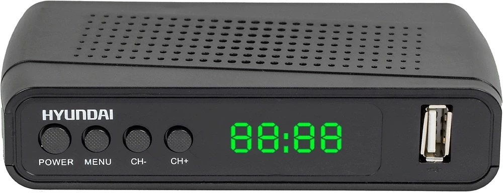 Ресивер DVB-T2 Hyundai H-DVB520 черный