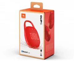 Колонка порт. JBL Clip 5 красный 7W Mono BT 1400mAh