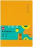 Блокнот Deli EN135LORANGE A5 210х143мм искусст. кожа 80л линейка мягкая обложка оранжевый
