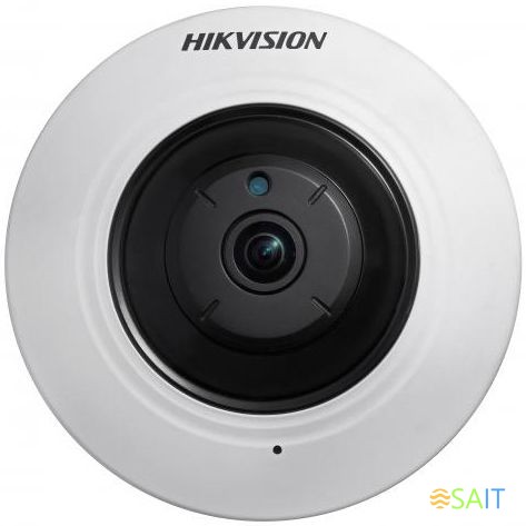 Камера видеонаблюдения IP Hikvision DS-2CD2955G0-ISU(1.05mm) 1.05-1.05мм цв. корп.:белый