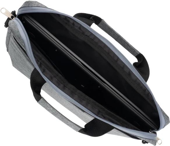 Сумка для ноутбука 14.5" Digma N-370 серый/черный полиэстер (N370GBK)