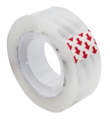 Клейкая лента канцелярская Silwerhof 481059 прозрачная шир.19мм дл.33м 35мкр полипропилен спайка